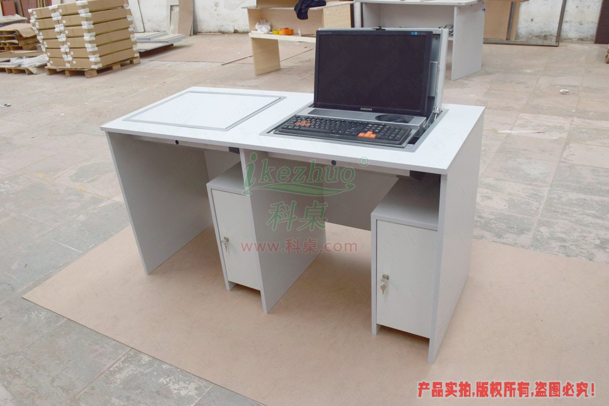 科桌家具,手動翻轉器,翻轉器電腦桌,箱體翻轉器,箱體翻轉器電腦桌
